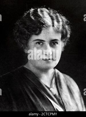 Maria Montessori. Portrait de l'éducatrice et médecin italienne, Maria Tecla Artemisia Montessori (1870-1952) Banque D'Images