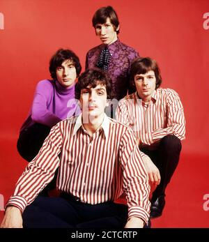 GROUPE rock PINK FLOYD UK en janvier 1967. De gauche à droite : Nick Mason, Syd Barrett, Roger Waters, Richard Wright. Photo Tony Gale Banque D'Images