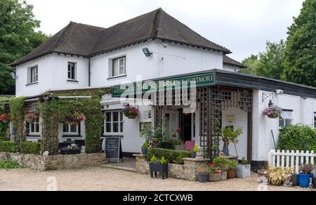 The Squirrel Inn - public House - Hurtmore Road, Hurtmore, Godalming, Surrey, Angleterre, Royaume-Uni Banque D'Images