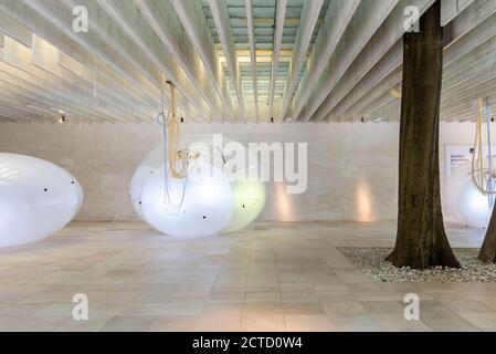 2018 Biennale d'architecture de Venise organisée par Yvonne Farrell et Shelley McNamara. Pavillon nordique : une autre générosité de Juulia Kauste et Eero Lundén. Banque D'Images