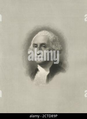 George Washington., image fixe, Prints, 1879, Smith, Henry W (n. 1828), Stuart, Gilbert (1755-1828 Banque D'Images