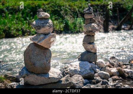 Randonnée pédestre dans la gorge de Partnach et l'Alm de Partnach Près de Garmisch- Parten- Kirchen en Bavière Allemagne Banque D'Images