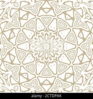 Motif or oriental - vecteur sans couture Illustration de Vecteur