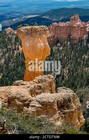 Vue sur Agua Canyon dans le parc national de Bryce Canyon, Utah Banque D'Images