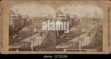 Columbian Celebration, New York, 10 octobre 92. Gilmour's Band., 1859, New York (État), New York (N.Y.), Manhattan (New York, N.Y. Banque D'Images