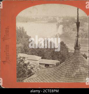 Les chutes américaines du côté du Canada, New York (État), Niagara Falls (N.Y. et ont Banque D'Images