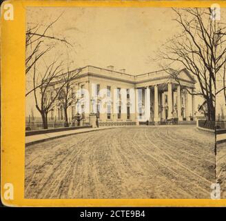 White House., Wakely, G. D., 1865, Washington (D.C Banque D'Images