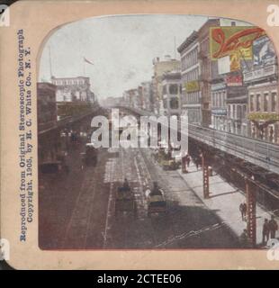 The Bowery, New York., 1905, New York (État), New York (N.Y.), New York, Bowery (New York, N.Y. : rue Banque D'Images