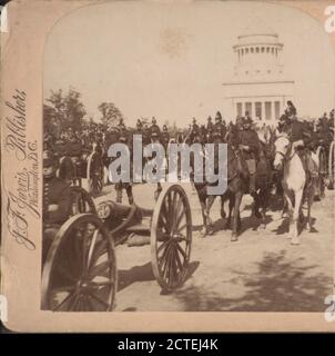 La batterie de Wendel », le 1er New York. -- quitter le tombeau de Grant. -- Dewey Celebration, New York., 1899, New York (État), New York (N.Y.), Manhattan (New York, N.Y.), General Grant National Memorial (New York, N.Y.