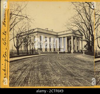 White House., Wakely, G. D., 1865, Washington (D.C Banque D'Images