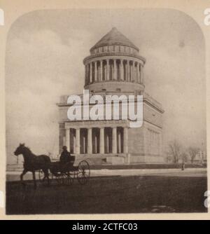 The Gen Grant Memorial, Riverside Drive, près de la 125e rue., 1900, New York (État), New York (N.Y.), New York, Manhattan (New York, N.Y.), General Grant National Memorial (New York, N.Y.), Riverside Drive (New York, N.Y. Banque D'Images