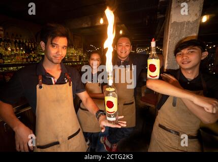 Bar à cocktails Banque D'Images