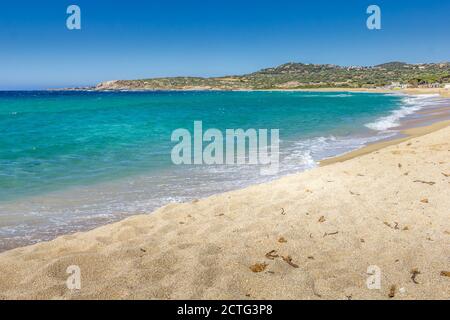 Plage d'Algajola en Corse, France Banque D'Images