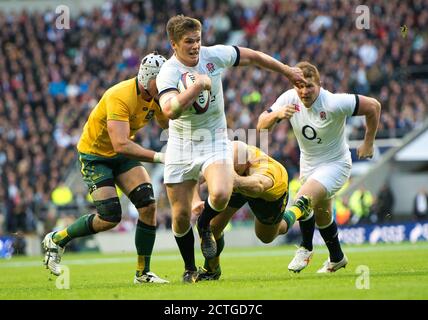 OWEN FARRELL ANGLETERRE V AUSTRALIE QBE INTERNATIONAL - TWICKENHAM IMAGE CREDIT : © MARK PAIN / ALAMY Banque D'Images