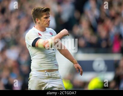 OWEN FARRELL FÊTE L'ANGLETERRE V AUSTRALIE QBE INTERNATIONAL - TWICKENHAM IMAGE CREDIT : © MARK PAIN / ALAMY Banque D'Images