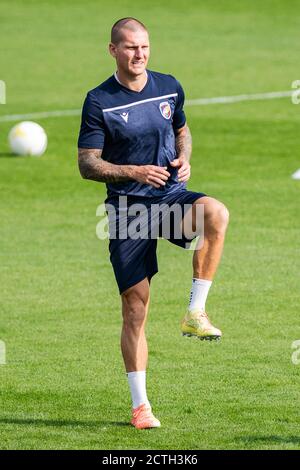 Pilsen, République tchèque. 23 septembre 2020. Zdenek Ondrasek assiste à l'entraînement de Victoria Plzen avant le 3e tour de qualification du match de l'UEFA Europe League Victoria Plzen vs Sonderjyske à Pilsen, République Tchèque, le 23 septembre 2020. Crédit: Miroslav Chaloupka/CTK photo/Alamy Live News Banque D'Images