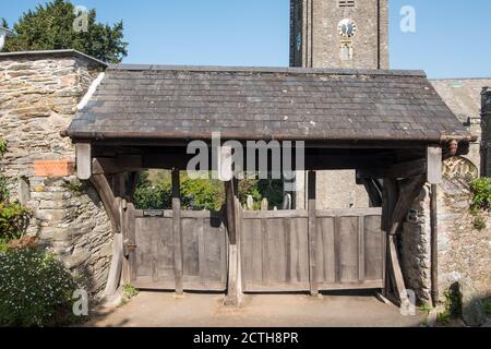 Église St George dans le village de South Hams de Dittisham, Devon, Royaume-Uni Banque D'Images