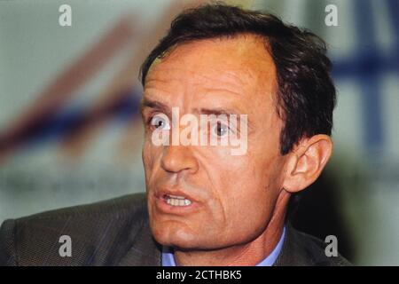 Portrait de Jean-Claude Killy, Charbonnières-les-bains, France Banque D'Images