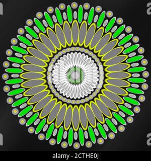 Motifs floraux colorés, images abstraites pour une utilisation polyvalente Banque D'Images
