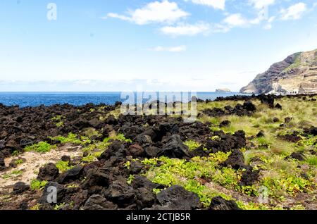 PONTA DA FERRARIA-SAO MIGUEL Banque D'Images