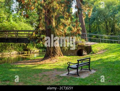 Magnifique Brueton Park à Solihull, West Midlands, Angleterre. Banque D'Images