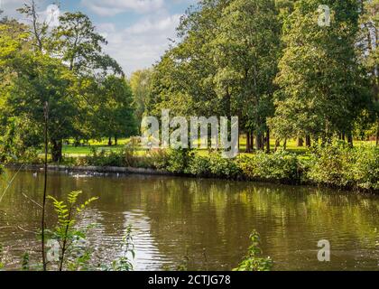 Magnifique Brueton Park à Solihull, West Midlands, Angleterre. Banque D'Images