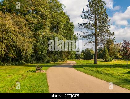 Magnifique Brueton Park à Solihull, West Midlands, Angleterre. Banque D'Images