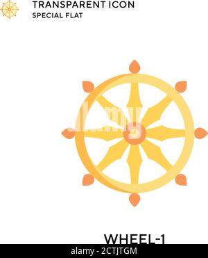 Shamrock icône vectorielle plate circulaire détaillée. Illustrations de la métaphore du concept vectoriel isolé. Illustration de Vecteur