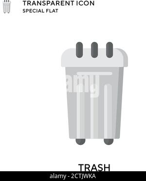 Appuyez sur l'icône vecteur circulaire plat détaillé. Illustrations de la métaphore du concept vectoriel isolé. Illustration de Vecteur