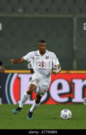 Gleison Bremer Silva Nascimento (Turin) lors du match italien « Serie A » entre Fiorentina 1-0 Torino au stade Artemio Franchi le 19 septembre 2020 à Florence, Italie. (Photo de Maurizio Borsari/AFLO Banque D'Images