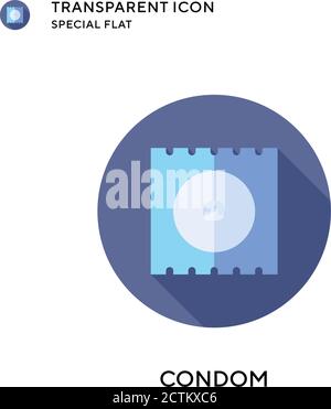 Icône de vecteur condom. Illustration de style plat. Vecteur EPS 10. Illustration de Vecteur