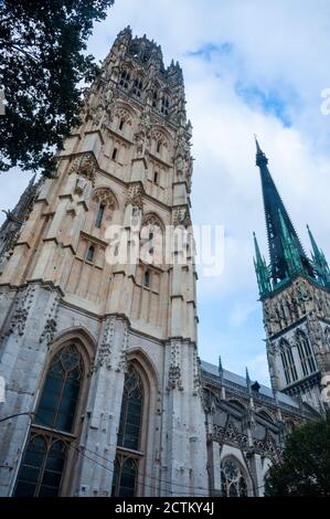 Rouen, France - 26 octobre 2014 : Cathédrale de Rouen à Rouen, France. Banque D'Images