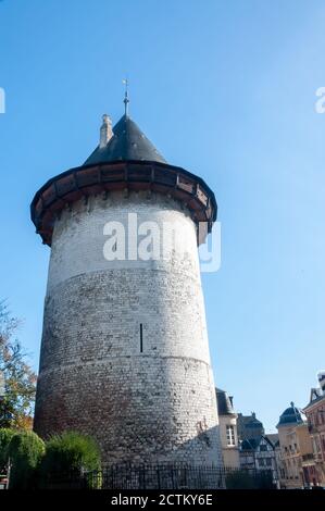 Rouen, France - octobre 27 2014 : la tour de la prison où Jeanne Jeanne d'Arc a été détenue, en attendant son procès. Rouen, France. Banque D'Images