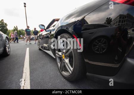 Salon automobile à Charlotte, Caroline du Nord, en 2019 Banque D'Images