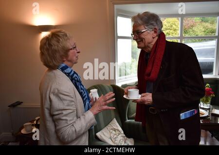 L'équipe et les conseillers locaux se réunissent pour un ''Ellen Hutchins festival ouverture 2019''. Bantry Co, Cork, Irlande. Banque D'Images