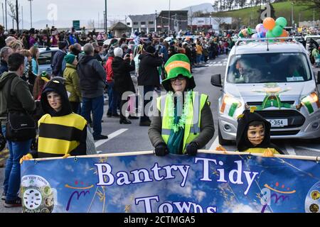 Fête de la Saint Patrick ''Bantry Goes Green 2019'' à Bantry, Co Cork. Irlande. Banque D'Images