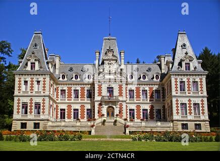 La ville de Tulle dans le sud du Limousin; le siège de la préfecture du département de Corrèze Banque D'Images