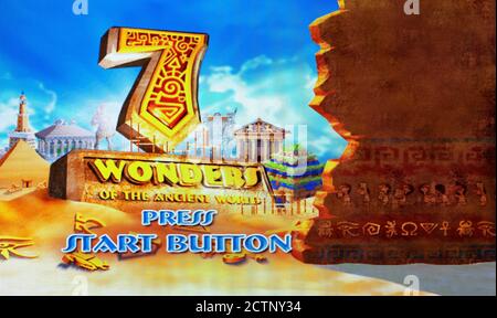 7 Wonders of the Ancient World - Sony PlayStation 2 PS2 - usage éditorial uniquement Banque D'Images