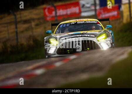 02 Haupt Hubert (ger), Buurman Yelmer (nld), Bastian Nico (ger), Piana Gabriele (ita), Mercedes-AMG Team HRT, Mercedes-AMG GT3, action pendant les 2020 24 heures de Nurburgring, sur le N.rburgring Nordschleife, du 24 au 27 septembre 2020 à Nurburg, Allemagne, Jiao/DPAO/DPIP/DFILIP en direct Banque D'Images