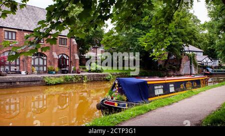 Canal Bridgewater à Worsley Greater Manchester Banque D'Images