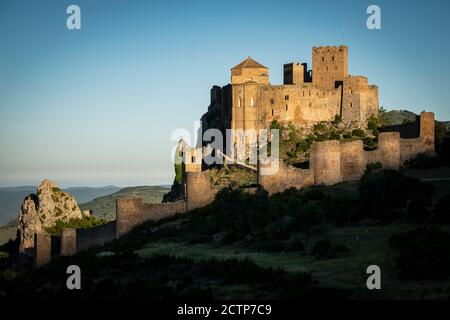 Château de Loarre, Huesca, Espagne Banque D'Images