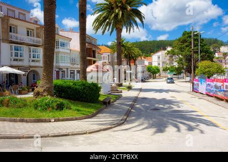 Concurbion, Galice, Espagne - juin 2017 : vue panoramique sur le front de mer de Concurbion Banque D'Images