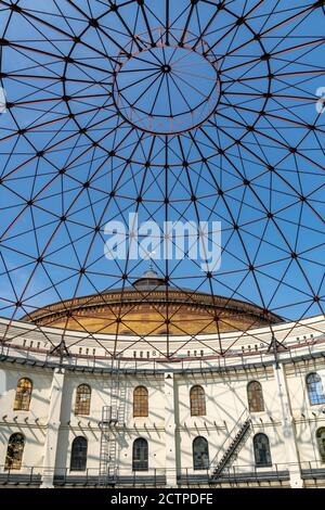 Leipzig, Saxe / Allemagne - 12 septembre 2020: Vue sur le bâtiment du Panometer à Leipzig Banque D'Images