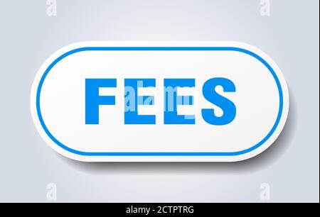 panneau frais. autocollant rond isolé. bouton blanc Illustration de Vecteur