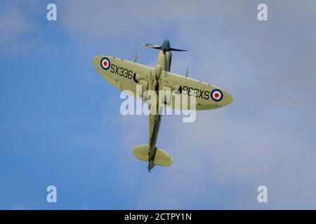 Le Supermarine Seafire était une version navale du Supermarine Spitfire, adaptée à l'exploitation à partir de porte-avions. Banque D'Images