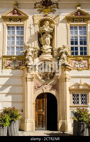 Abbaye de Zwettl - Stift Zwettl est un monastère cistercien situé à Zwettl en Basse-Autriche, dans le diocèse de Saint-Pölten. Banque D'Images