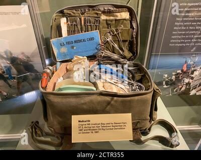 Pi. Pierce,FL/USA-9/17/20: Un kit médical utilisé par les phoques de la Marine des États-Unis au combat.
