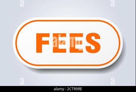 panneau frais. autocollant rond isolé. bouton blanc Illustration de Vecteur