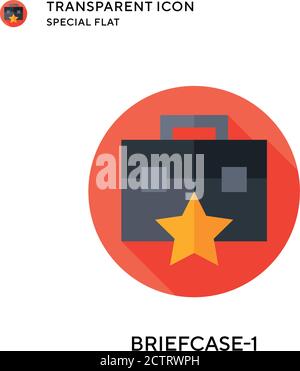 Icône de vecteur porte-documents-1. Illustration de style plat. Vecteur EPS 10. Illustration de Vecteur