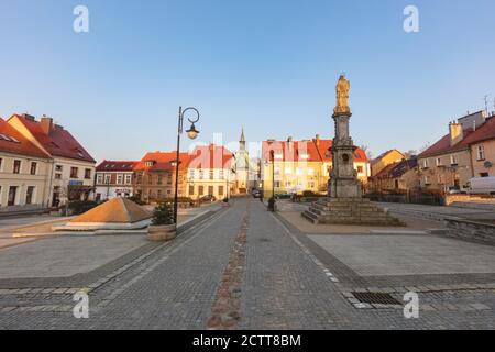 Panorama de Toszek. Toszek, Opole, Pologne. Banque D'Images